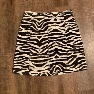 Zebra skirt from target